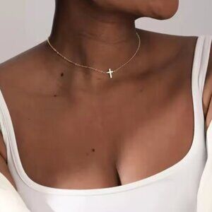 14K Gold filled Layering Cross Necklace